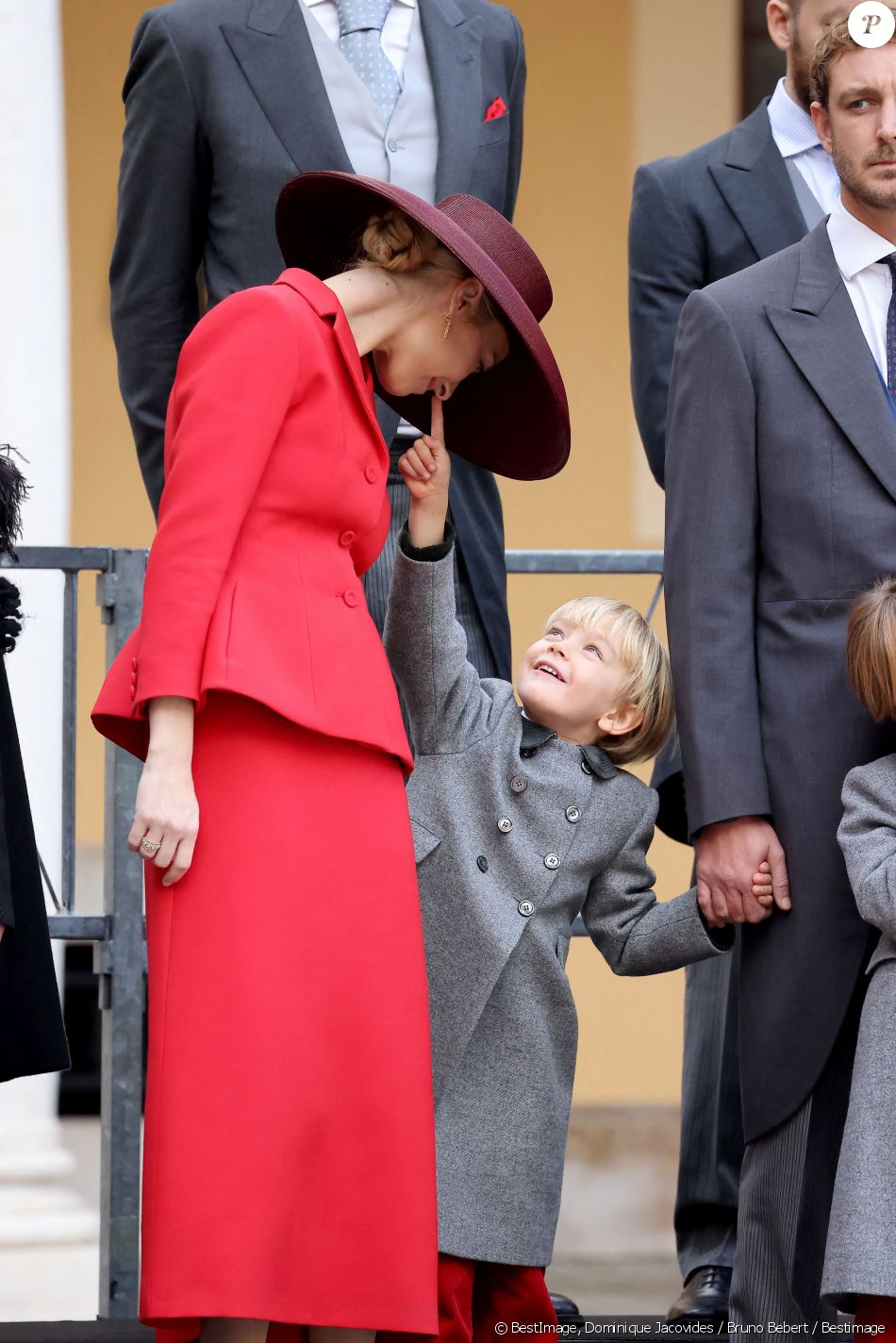 Beatrice Borromeo et son fils Francesco La famille princière de