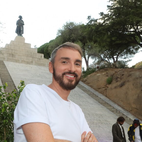 Christophe Willem - Jour 1 - Backstage - Enregistrement de l'émission "Embarquement immédiat" au théâtre de verdure du Casone à Ajaccio, diffusée le 4 novembre sur France 3. Le 10 octobre 2022. © Olivier Sanchez / Bestimage.