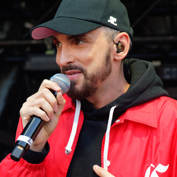 Christophe Willem - 4ème édition du festival "Paris Paradis" Jour 2 au parc de la Villette à Paris, France, le 17 septembre 2022. © Christophe Clovis / Bestimage.