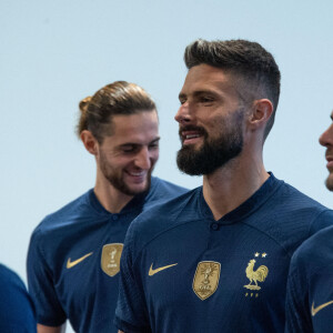 Olivier Giroud ( France ) - - Photo officielle de l'équipe de France de football au Centre National du Football à Clairefontaine le 15 novembre 2022. © Federico Pestellini / Panoramic / Bestimage