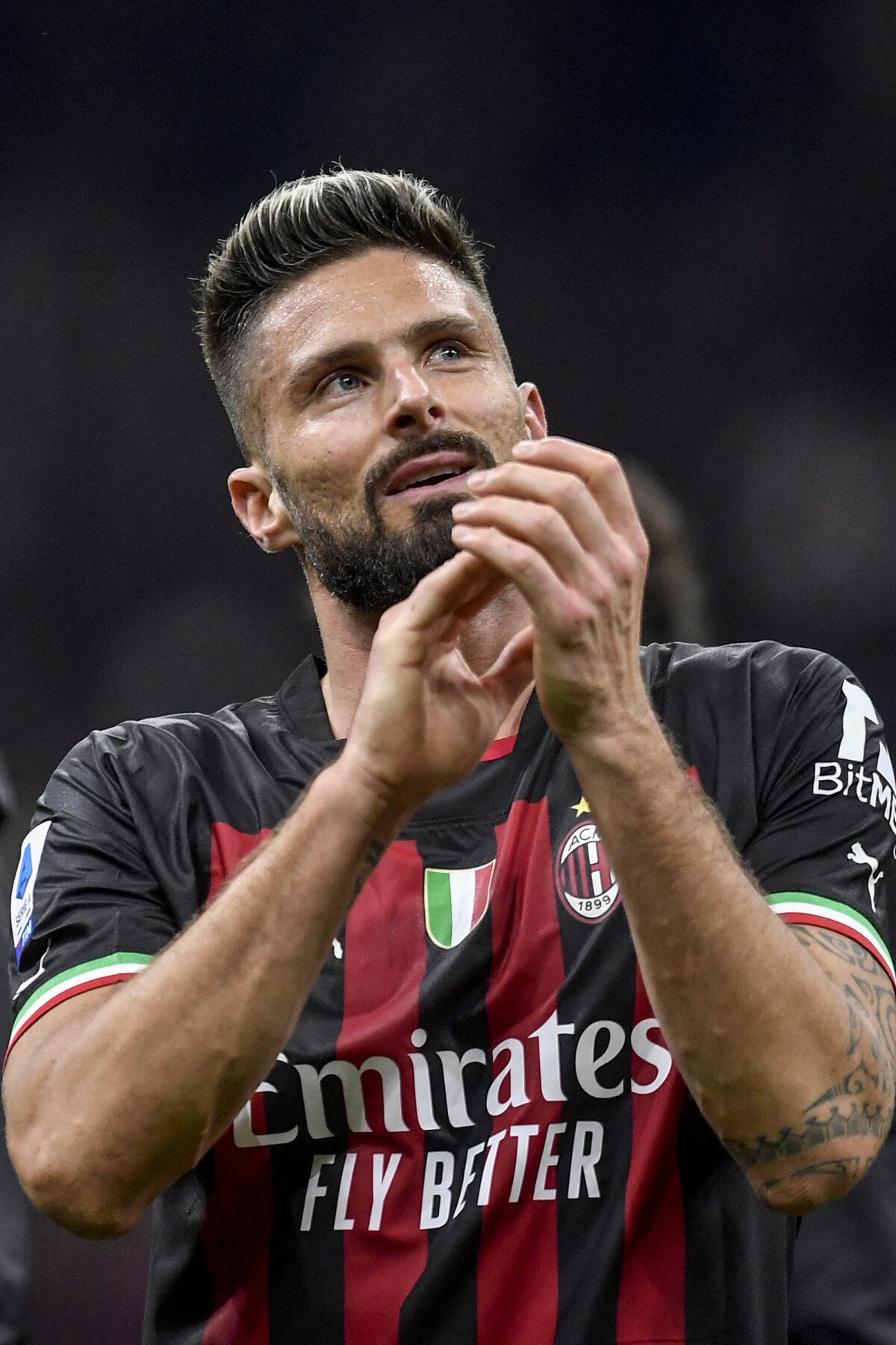 Photo Olivier Giroud Lac Milan Remporte La Victoire Face à Léquipe De Florence 2 1 à 6465