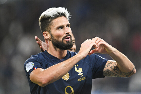 Olivier Giroud (Fra) - Match de la 5ème et avant-dernière journée de Ligue des nations entre la France et l'Autriche (2-0) au Stade de France à Saint-Denis le 22 septembre 2022.
