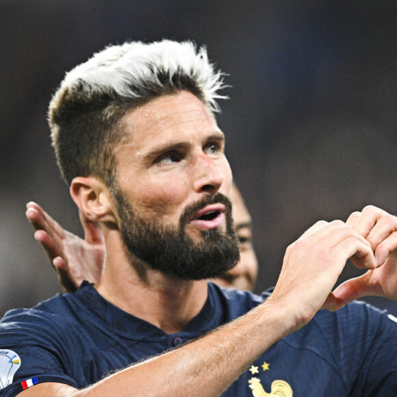Olivier Giroud (Fra) - Match de la 5ème et avant-dernière journée de Ligue des nations entre la France et l'Autriche (2-0) au Stade de France à Saint-Denis le 22 septembre 2022.