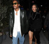 Exclusif - Rihanna et son compagnon ASAP Rocky se rendent au lounge Fleur Room pour fêter la sortie du whisky Mercer & prince de ASAP à West Hollywood le 12 novembre 2022. La fête était organisée par ASAP Rocky et Whalecard. 