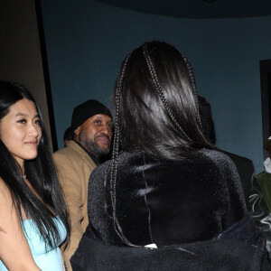 Exclusif - Rihanna et son compagnon ASAP Rocky se rendent au lounge Fleur Room pour fêter la sortie du whisky Mercer & prince de ASAP à West Hollywood le 12 novembre 2022.