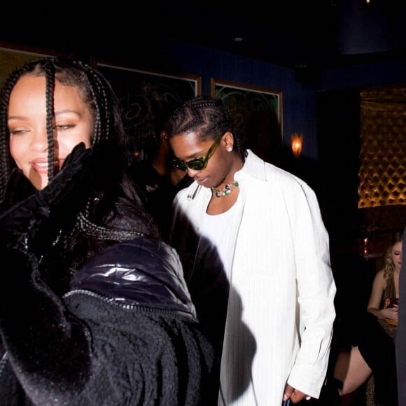 Exclusif - ASAP Rocky, Rihanna - Soirée pour le lancement du whisky de ASAP Mercer & Prince à West Hollywood le 12 novembre 2022.