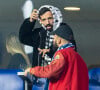 Bigflo & Oli dans les tribunes lors du match de la 5e et avant-dernière journée de Ligue des nations entre la France et l'Autriche (2-0) au Stade de France à Saint-Denis le 22 septembre 2022.