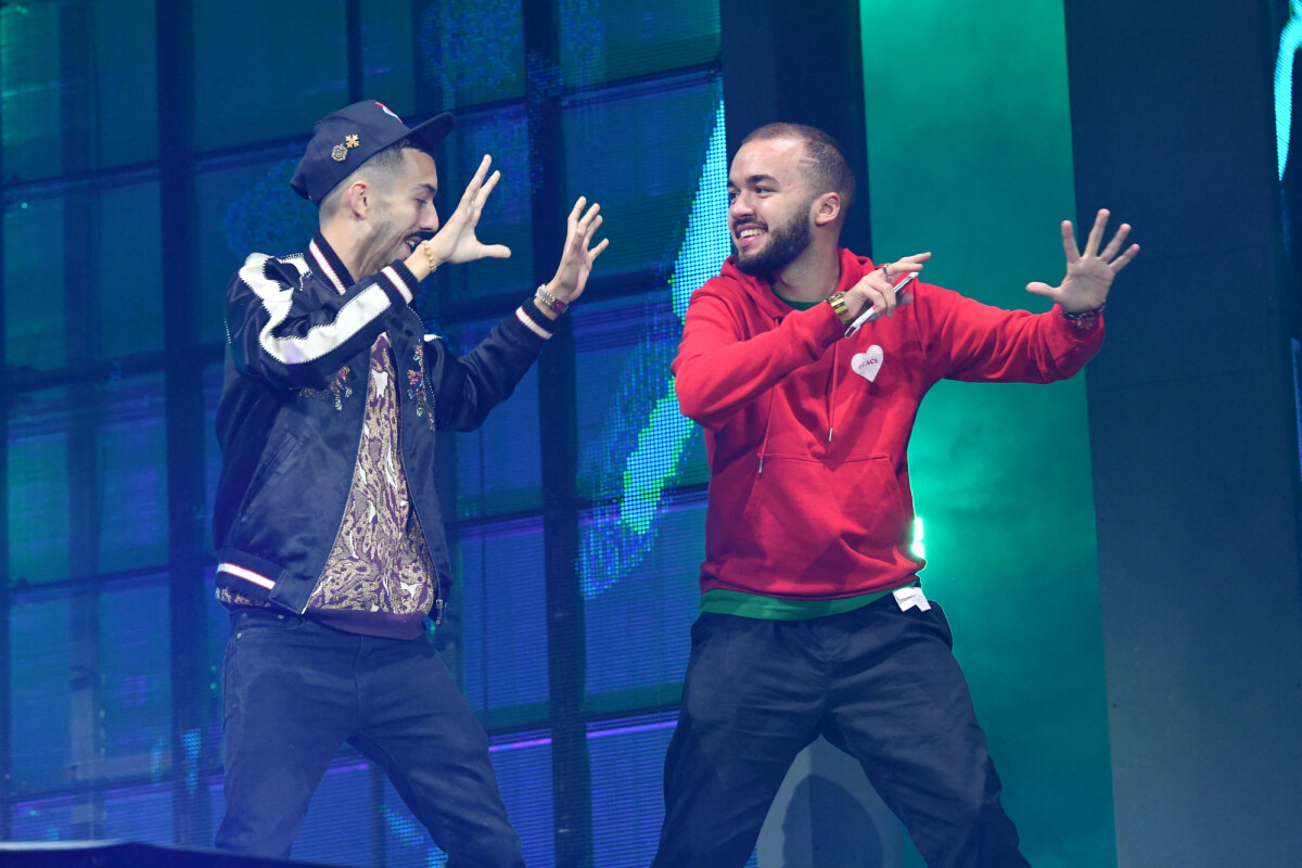 Photo : Bigflo et Oli en concert au stade Orange Velodrome à Marseille ...