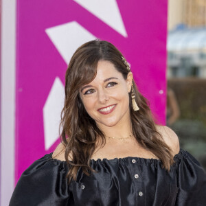 Laure Calamy lors de la première du film "Une femme du monde" lors de la 47e édition du Festival du Cinéma Américain de Deauville le 6 septembre 2021. © Olivier Borde / Bestimage