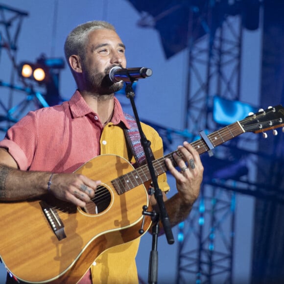 Jérémy Frerot lors du concert NRJ Music Tour à Toulouse. Le 14 juillet 2022 © Frédéric Maligne / Bestimage