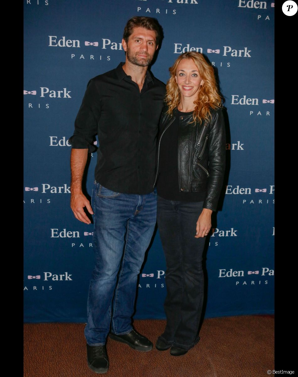 Exclusif - Pierre Rabadan et sa compagne Laurie Delhostal - Avant-première du film "On voulait tout casser" au cinéma Gaumont Marignan à Paris, le 27 mai 2015.
