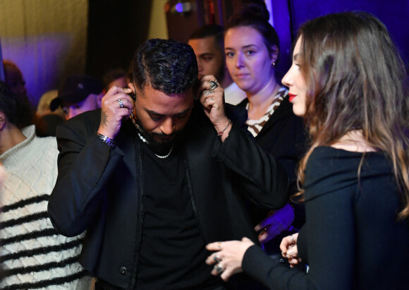 Exclusif - Slimane - Backstage - Enregistrement de l'émission "La fête de la Chanson française" à Paris, diffusée le 29 novembre sur France 2. Le 7 novembre 2022 © Cyril Moreau-Veeren / Bestimage
