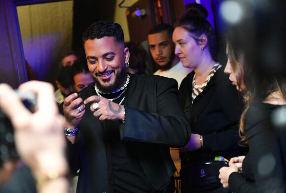 Exclusif - Slimane - Backstage - Enregistrement de l'émission "La fête de la Chanson française" à Paris, diffusée le 29 novembre sur France 2. Le 7 novembre 2022 © Cyril Moreau-Veeren / Bestimage