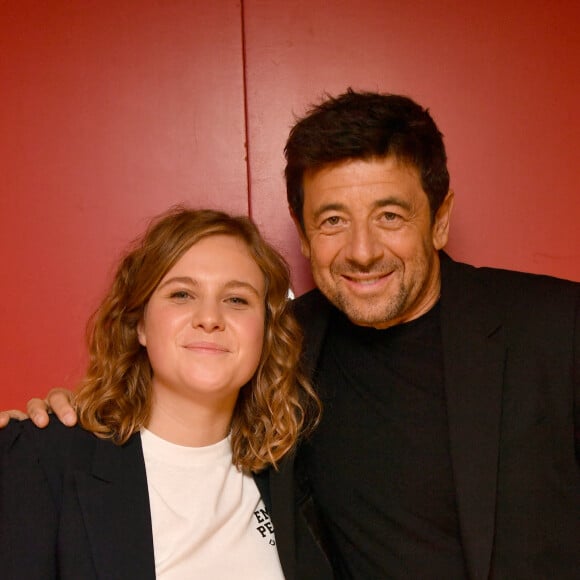 Exclusif - Patrick Bruel et Emma Peters - Backstage - Enregistrement de l'émission "La fête de la Chanson française" à Paris, diffusée le 29 novembre sur France 2. Le 7 novembre 2022 © Cyril Moreau-Veeren / Bestimage