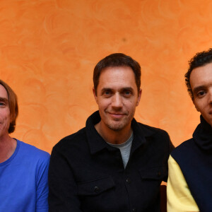 Exclusif - Ben Mazué, Grand Corps Malade (Fabien Marsaud), Gaël Faye - Backstage - Enregistrement de l'émission "La fête de la Chanson française" à Paris, diffusée le 29 novembre sur France 2. Le 7 novembre 2022 © Cyril Moreau-Veeren / Bestimage