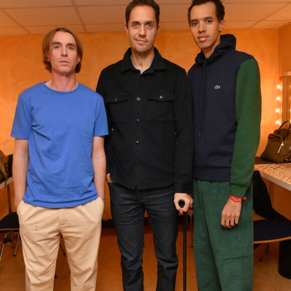 Exclusif - Ben Mazué, Grand Corps Malade (Fabien Marsaud), Gaël Faye - Backstage - Enregistrement de l'émission "La fête de la Chanson française" à Paris, diffusée le 29 novembre sur France 2. Le 7 novembre 2022 © Cyril Moreau-Veeren / Bestimage