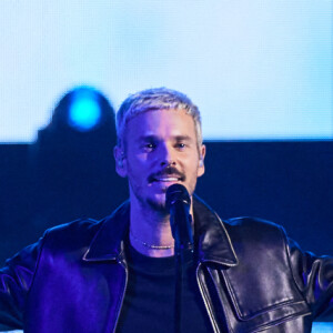 Exclusif - M. Pokora (Matt Pokora) - Enregistrement de l'émission "La fête de la Chanson française" à Paris, diffusée le 29 novembre sur France 2. Le 7 novembre 2022 © Cyril Moreau-Veeren / Bestimage