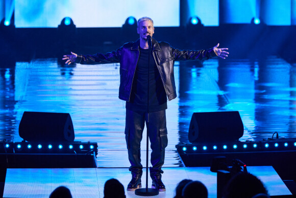 Exclusif - M. Pokora (Matt Pokora) - Enregistrement de l'émission "La fête de la Chanson française" à Paris, diffusée le 29 novembre sur France 2. Le 7 novembre 2022 © Cyril Moreau-Veeren / Bestimage