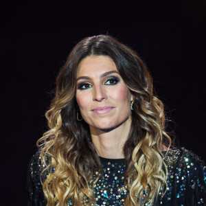 Exclusif - Laury Thilleman - Enregistrement de l'émission "La fête de la Chanson française" à Paris, diffusée le 29 novembre sur France 2. Le 7 novembre 2022 © Cyril Moreau-Veeren / Bestimage