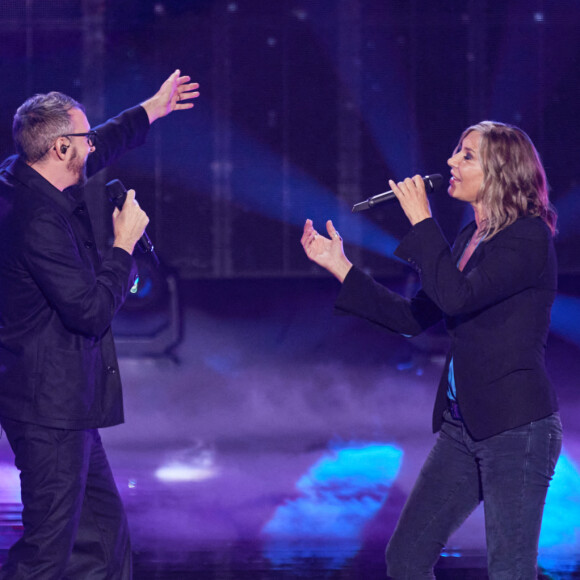 Exclusif - La chanteuse Zazie, Christophe Willem - Enregistrement de l'émission "La fête de la Chanson française" à Paris, diffusée le 29 novembre sur France 2. Le 7 novembre 2022 © Cyril Moreau-Veeren / Bestimage