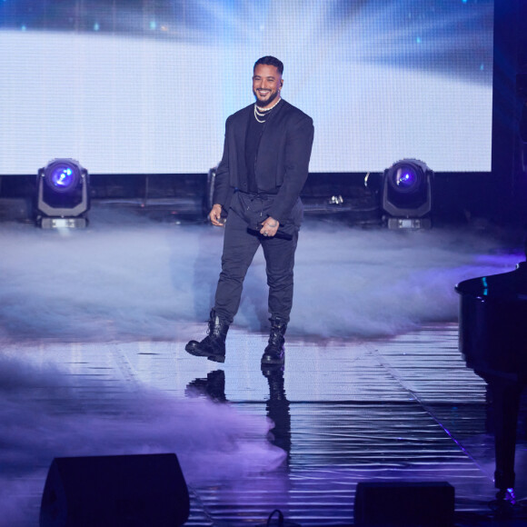 Exclusif - La chanteuse Zazie et Slimane - Enregistrement de l'émission "La fête de la Chanson française" à Paris, diffusée le 29 novembre sur France 2. Le 7 novembre 2022 © Cyril Moreau-Veeren / Bestimage