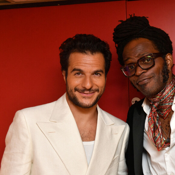 Exclusif - Amir Haddad et Tété - Backstage - Enregistrement de l'émission "La fête de la Chanson française" à Paris, diffusée le 29 novembre sur France 2. Le 7 novembre 2022 © Cyril Moreau-Veeren / Bestimage