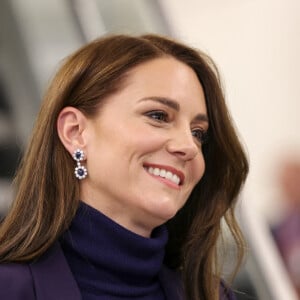 Catherine "Kate" Middleton, princesse de Galles, avec le prince de Galles William - arrivée à l'aéroport de Boston. Le 30 novembre 2022