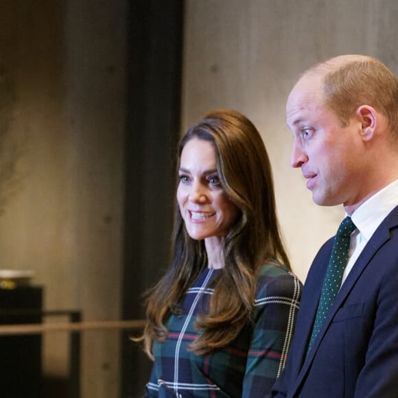 Le prince de Galles William et Catherine "Kate" Middleton, princesse de Galles, reçus par la maire de Boston. Le 30 novembre 2022