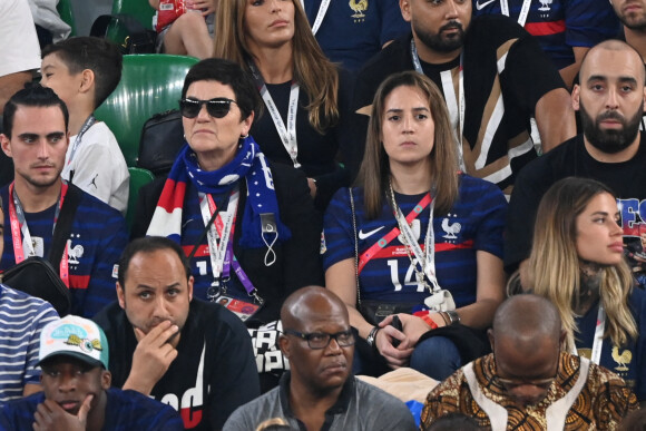 Véronique Rabiot - Femmes et compagnes des joueurs lors du match "France - Tunisie" (0-1) lors de la Coupe du Monde 2022 au Qatar (FIFA World Cup Qatar 2022) le 30 novembre 2022. © Philippe Perusseau / Bestimage