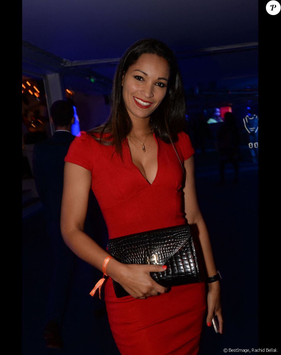 Cindy Fabre (Miss France 2005) - Soirée Orange Cinéma sur la plage du Majestic lors du 70ème Festival International du Film de Cannes, France, le 20 mai 2017. © Rachid Bellak/Bestimage