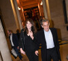 Exclusif - Nicolas Sarkozy et sa femme Carla Bruni-Sarkozy - Dîner des "Femmes Culottées" Etam au Musée de la Monnaie à Paris le 22 mars 2022