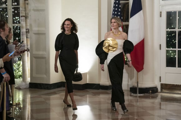 Gabriela Hearst et Stephanie Lasnier - Dîner d'état en l'honneur de la venue d'Emmanuel et Brigitte Macron à la Maison Blanche, Washington, Etats-Unis, le 1er décembre 2022
