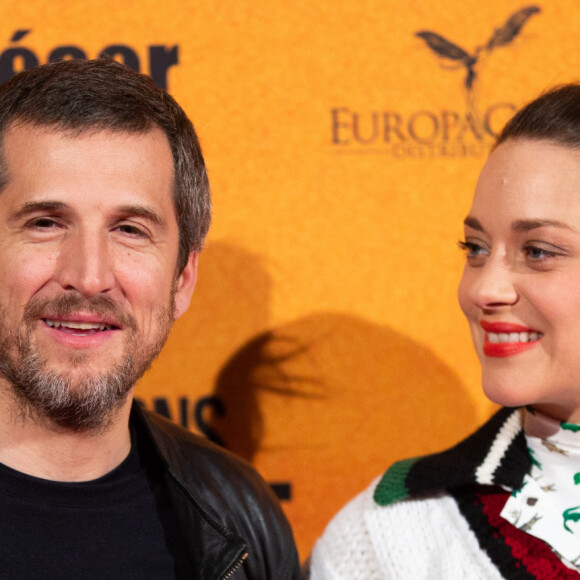 Marion Cotillard et son compagnon Guillaume Canet lors de l'avant-première du film "Nous finirons ensemble" au cinéma UGC Brouckère à Bruxelles, Belgique, le 23 avril 2019. © Alain Rolland/ImageBuzz/Bestimage