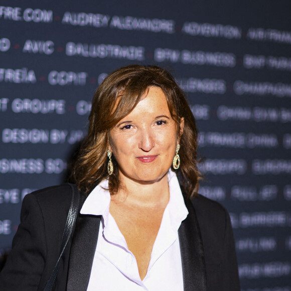 Exclusif - Anne Roumanoff au photocall de la soirée des 10 ans du Chinese Business Club à l'InterContinental Paris, le 5 septembre 2022. © Pierre Perusseau / Bestimage