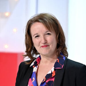 Exclusif - Anne Roumanoff - Enregistrement de l'émission "Vivement Dimanche prochain". Le 15 avril 2022. © Guillaume Gaffiot / Bestimage