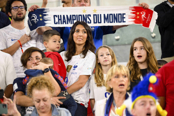 Jennifer Giroud - Tribunes - Match de football France / Tunisie (0 - 1), groupe D, lors de la Coupe du Monde de la FIFA, Qatar 2022 le 30 novembre 2022. © JB Autissier / Panoramic / Bestimage