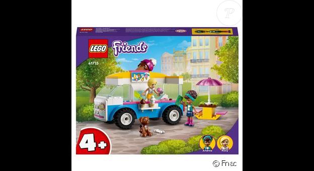 Votre enfant va servir de délicieuse douceurs avec ce camion de glaces Lego Friends