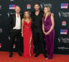 Elsa Pataky, Chris Hemsworth, Craig Hemsworth, Leonie Hemsworth au photocall de la soirée des "2022 AACTA Awards" à Sydney, le 7 décembre 2022.