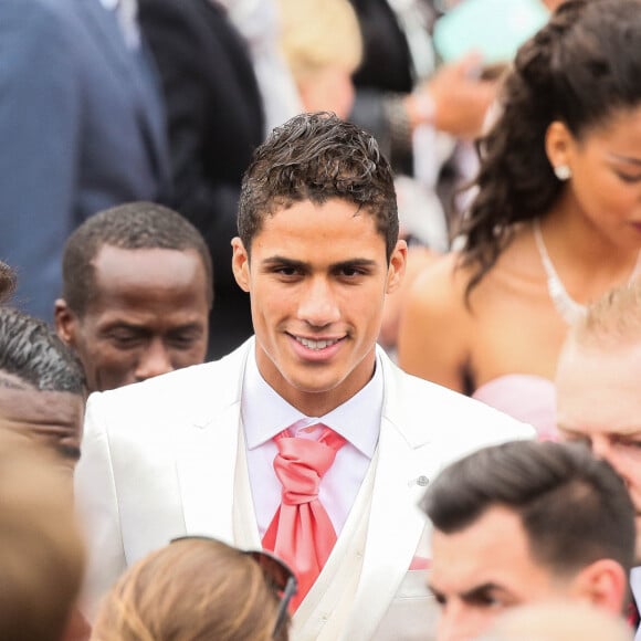 Mariage de Raphaël Varane et Camille Tytgat à la mairie du Touquet puis en l'église Sainte-Jeanne d'Arc le 20 juin 2015