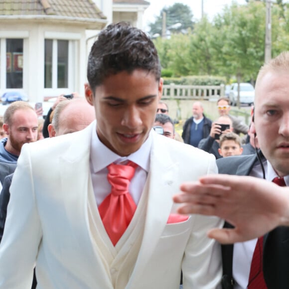 Mariage de Raphaël Varane et Camille Tytgat à la mairie du Touquet puis en l'église Sainte-Jeanne d'Arc le 20 juin 2015