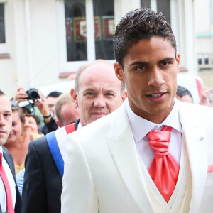 Mariage de Raphaël Varane et Camille Tytgat à la mairie du Touquet puis en l'église Sainte-Jeanne d'Arc le 20 juin 2015