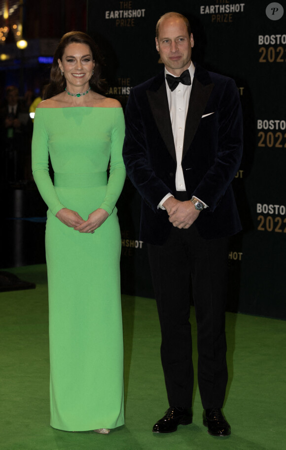 Le prince William, prince de Galles, et Catherine (Kate) Middleton, princesse de Galles, assistent à la 2e cérémonie "Earthshot Prize Awards" à Boston