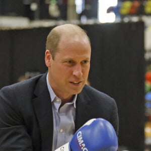 Le prince William, prince de Galles, et Catherine (Kate) Middleton, princesse de Galles, visitent la Copper Box Arena du Queen Elizabeth Olympic Park à Londres, à l'occasion de son 10e anniversaire. Le 13 octobre 2022. 