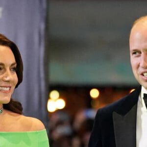 Le prince William et Kate Middleton, princesse de Galles, lors de la 2e cérémonie "Earthshot Prize Awards" au "MGM Music Hall de Fenway" à Boston.