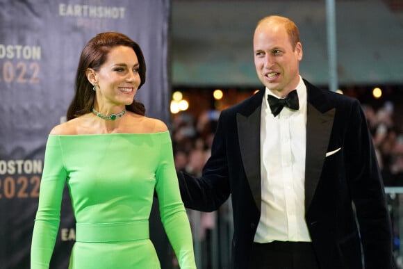 Le prince William et Kate Middleton, princesse de Galles, lors de la 2e cérémonie "Earthshot Prize Awards" au "MGM Music Hall de Fenway" à Boston.