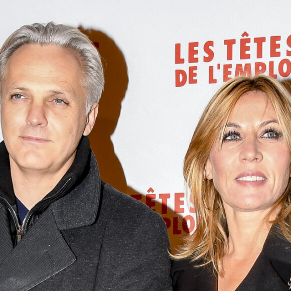 Mathieu Petit et sa compagne Mathilde Seigner - Avant-première du film "Les tÍtes de l'emploi" au complexe cinématographique parisien Gaumont-Opéra à Paris, France, le 14 novembre 2016. © Pierre Perusseau/Bestimage