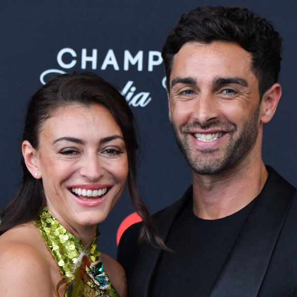 Rachel Legrain-Trapani (Miss France 2007) et son compagnon Valentin Léonard au photocall de la cérémonie d'ouverture de la 61ème édition du Festival de Télévision de Monte-Carlo au Grimaldi Forum, à Monaco, le 17 juin 2022. © Bruno Bebert/Bestimage