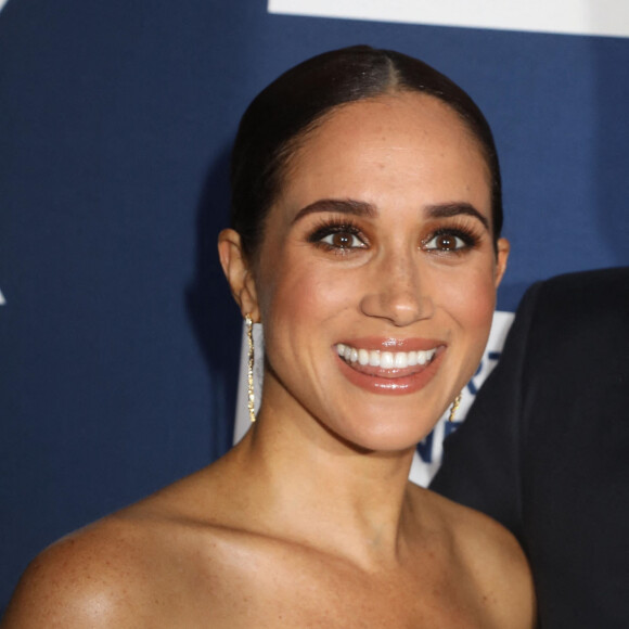 Le prince Harry et Meghan Markle lors du photocall de la soirée caritative Robert F. Kennedy Human Rights à New York le 6 décembre 2022. 