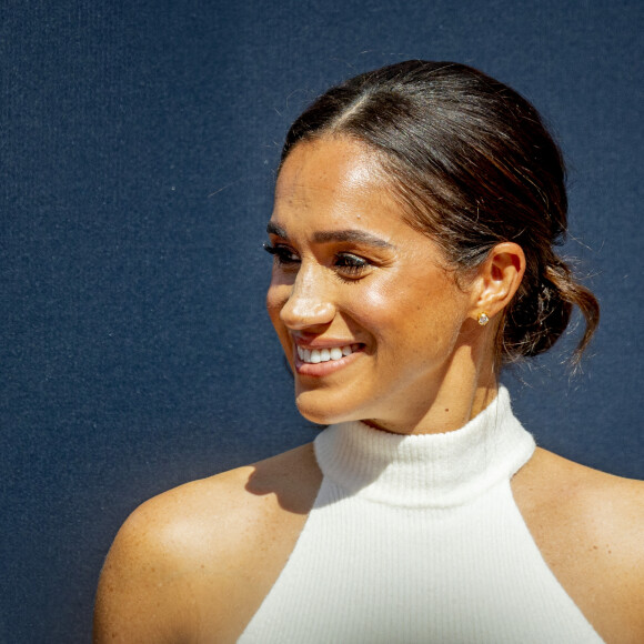 Meghan Markle, duchesse de Sussex, arrive à l'hôtel de ville pour l'événement Invictus Games Dusseldorf 2023 One Year to Go, à Düsseldorf, Allemagne, le 6 septembre 2022. 