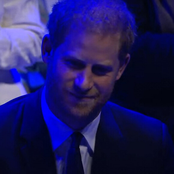 Le prince Harry, duc de Sussex et Meghan Markle, duchesse de Sussex, lors du "One Young World Summit 2022" à Manchester, le 5 septembre 2022. 